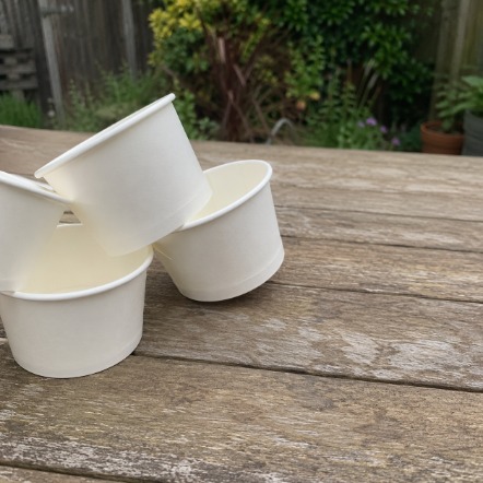 Custom printed ice cream cups in bulk